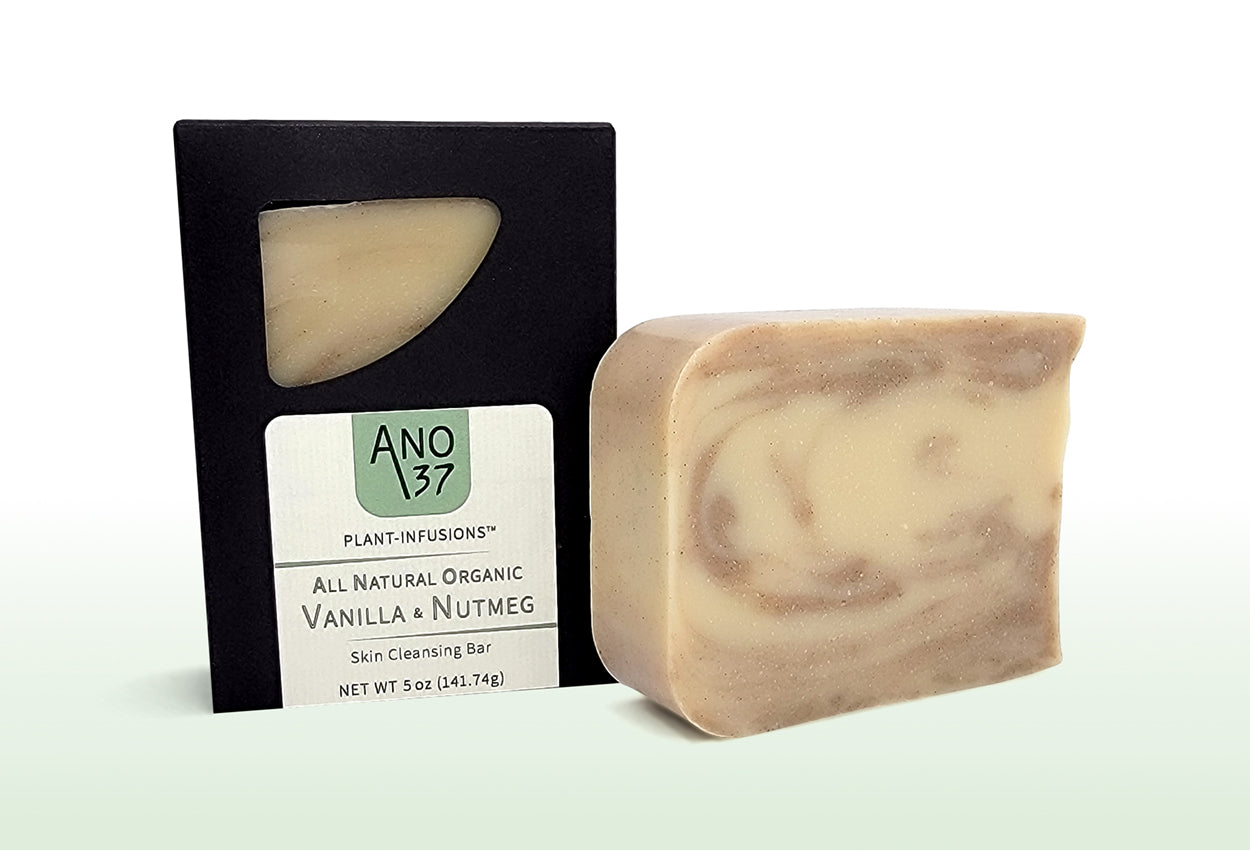 ANO37 Plant-Infusions Vanilla | Nutmeg Skin Cleansing Bar x8